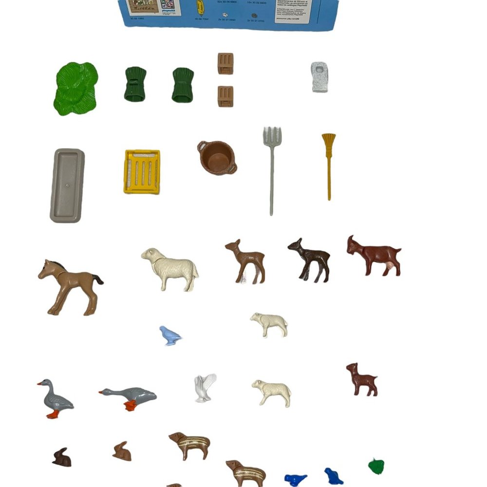 Vintage Playmobil 3243 2002 Geobra Petting Zoo Farm Near Complete Pretend Play - Picture 9 of 10